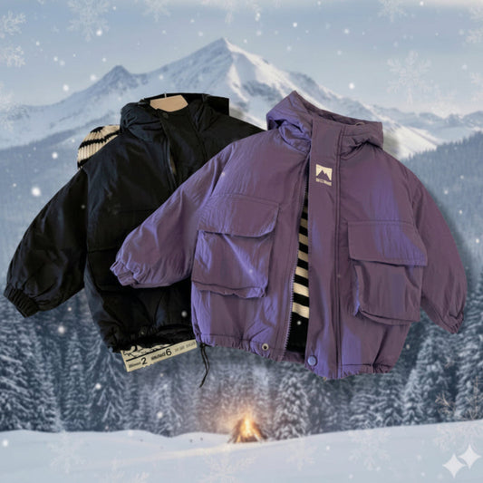 Kids Wind Jacket | Windproof Water Repellent | Outdoor Unisex Design