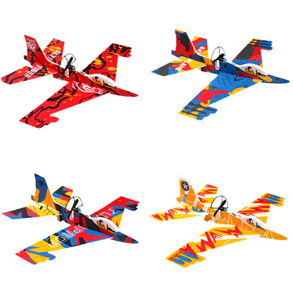 Kids Foam Glider | LED Light | Hand Launch Toy Unisex Design Cotton