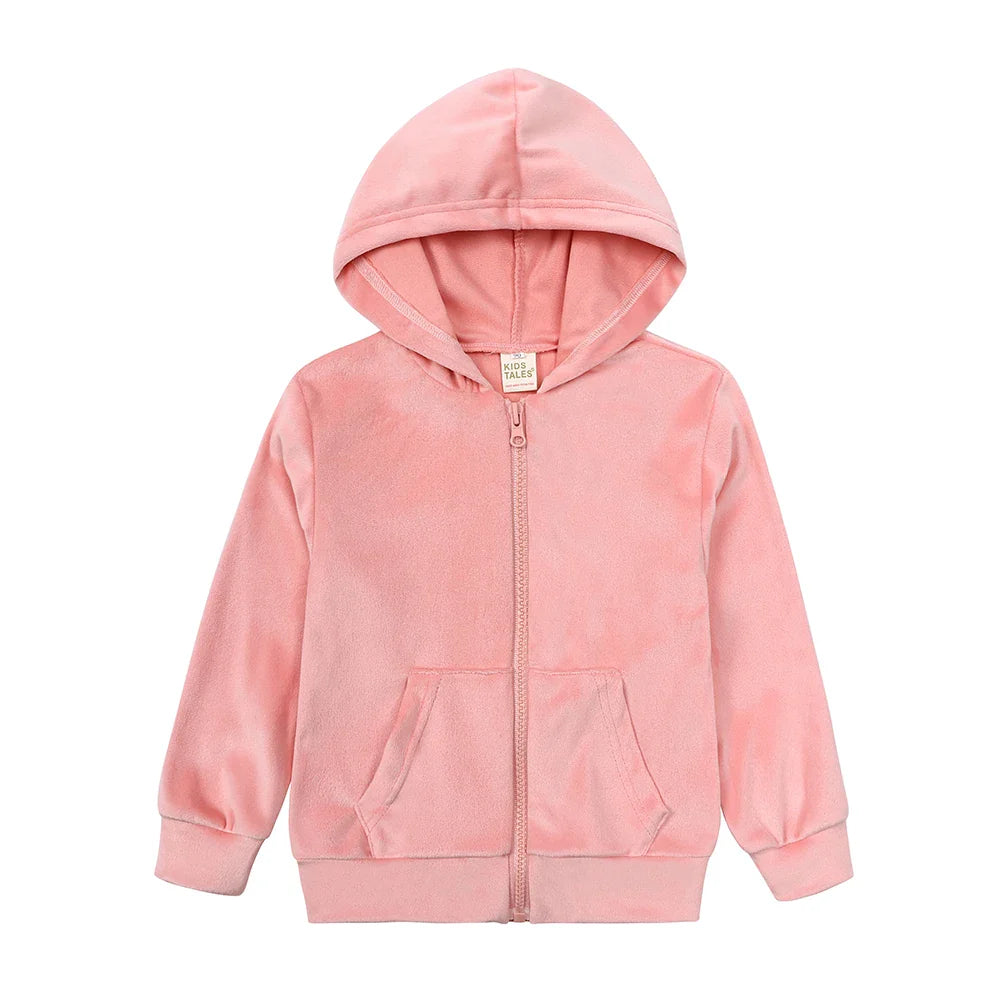 Kids Tales – Warm & Comfortable – Velvet Tracksuit for Children