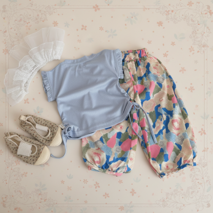 Sleeveless Tops & Pants – Soft & Stylish – Kids Clothing Summer Set