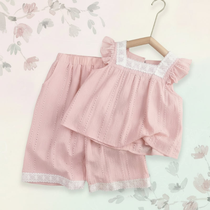 Sleeveless Tops & Pants – Soft & Stylish – Kids Clothing Summer Set