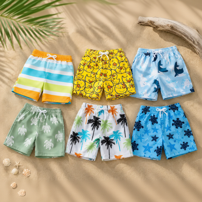 SunnySplash – Light & Comfortable – Boys' Swim Trunks
