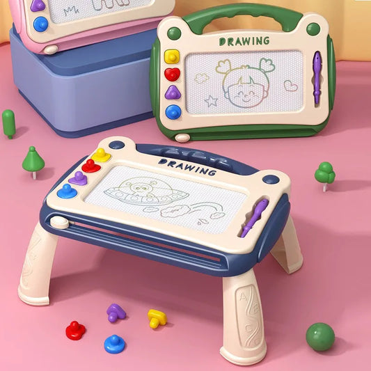 Kids Magnetic Drawing Board | Reusable Writing Tablet | Boys and Girls