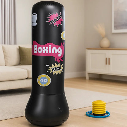 BopBag – Fun & Active – Inflatable Punching Bag with Gloves