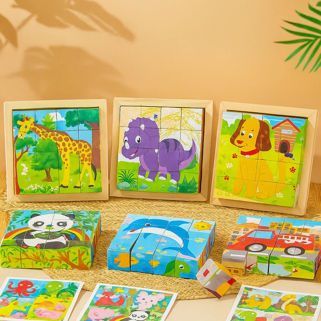 CubePuzzle – Fun & Educational – 3D Wooden Block Puzzle