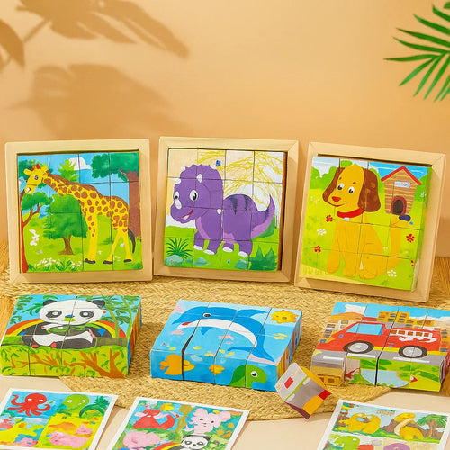 CubePuzzle – Fun & Educational – 3D Wooden Block Puzzle