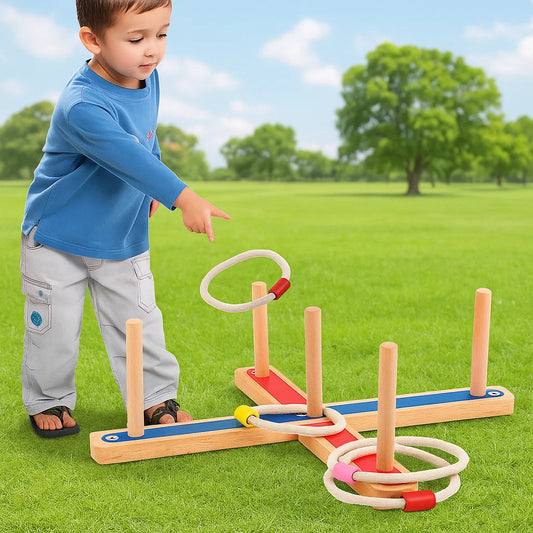 Kids Ring Toss Game | Outdoor Play | Skill Development Unisex Design