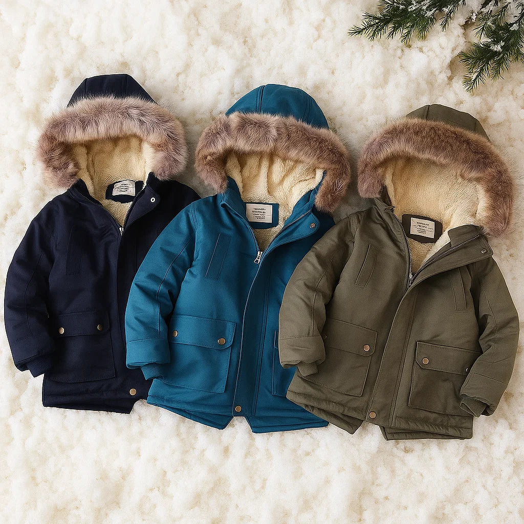 CozyTrend – Elegant & Warm – Parka Winter Jacket with Fur Collar
