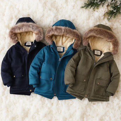 CozyTrend – Elegant & Warm – Parka Winter Jacket with Fur Collar