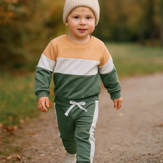 Kids Sweatshirt Set | Jogging Pants | Two Piece Outfit Unisex Design