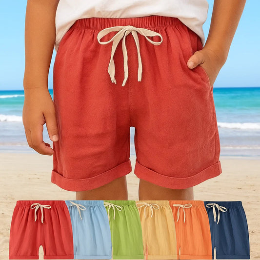 Kids Shorts | Elastic Waist | Toddler Summer Wear Comfortable Design