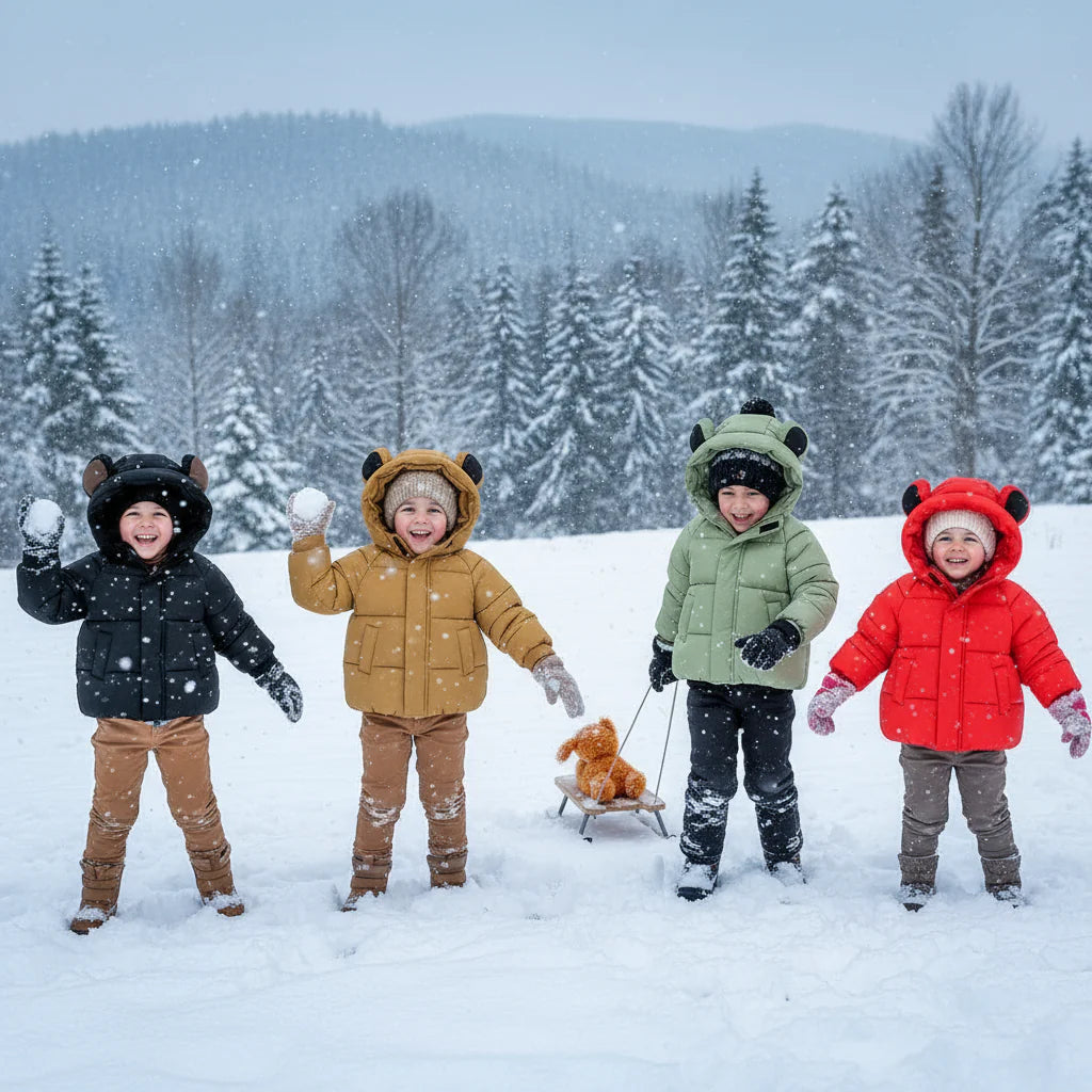 CozziBun – Warm & Cute – Winter Jacket with Hood