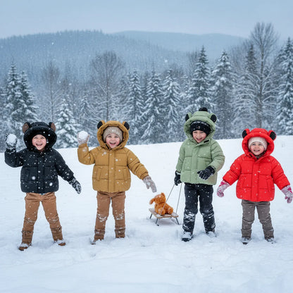 CozziBun – Warm & Cute – Winter Jacket with Hood