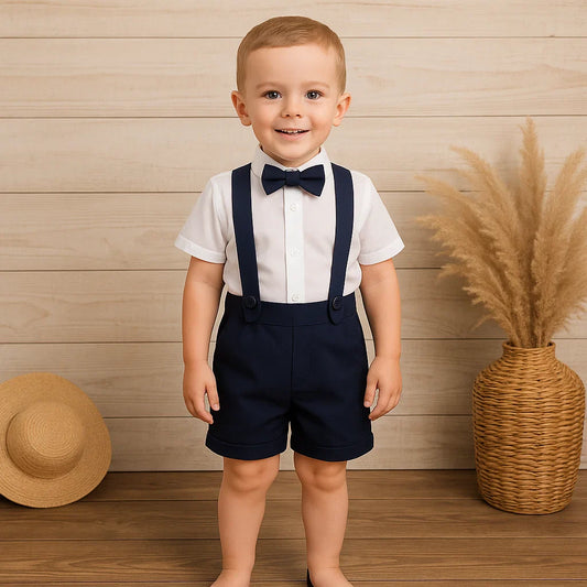 Kids Cotton Shorts | Elastic Waist | Structured Fit Unisex Design