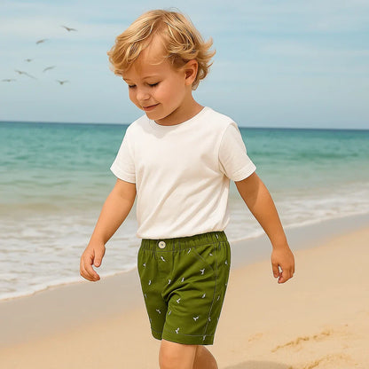CoolKiddo – Fresh and Comfortable – Dino Design Shorts
