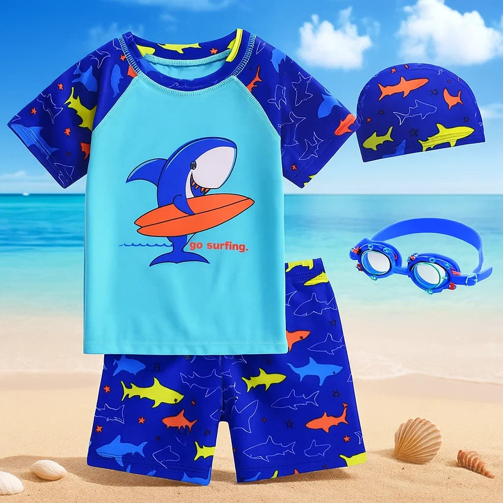 AquaFun – Breathable & Safe – Kids Swim Set with UPF Protection