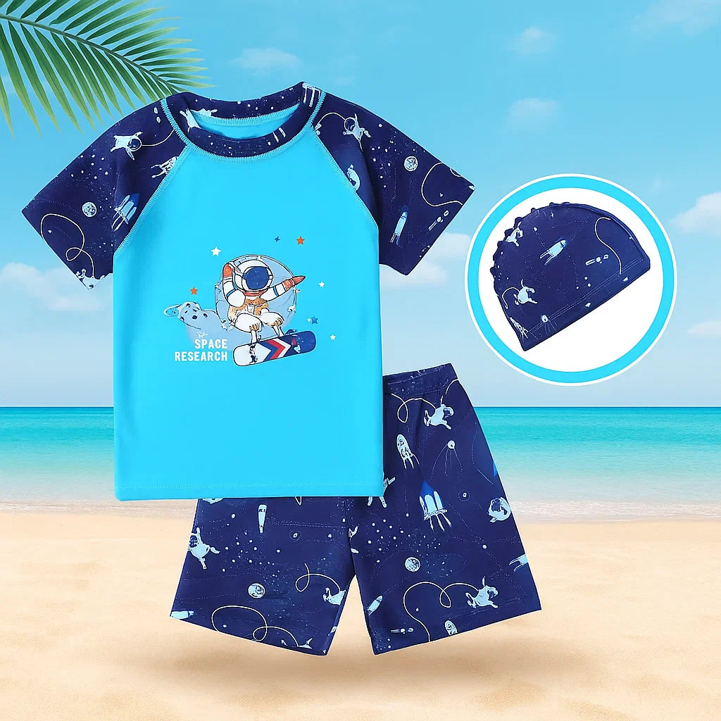 AquaFun – Breathable & Safe – Kids Swim Set with UPF Protection