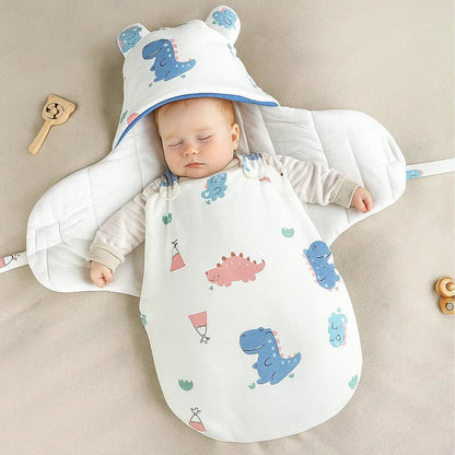SnuggleBear – Comfort & Ease – Cotton Baby Swaddle Blanket for Swaddling