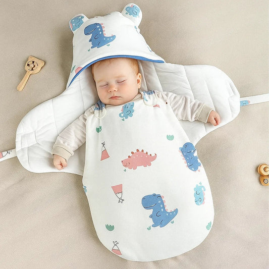 SnuggleBear – Comfort & Ease – Cotton Baby Swaddle Blanket for Swaddling
