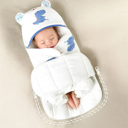 SnuggleBear – Comfort & Ease – Cotton Baby Swaddle Blanket for Swaddling