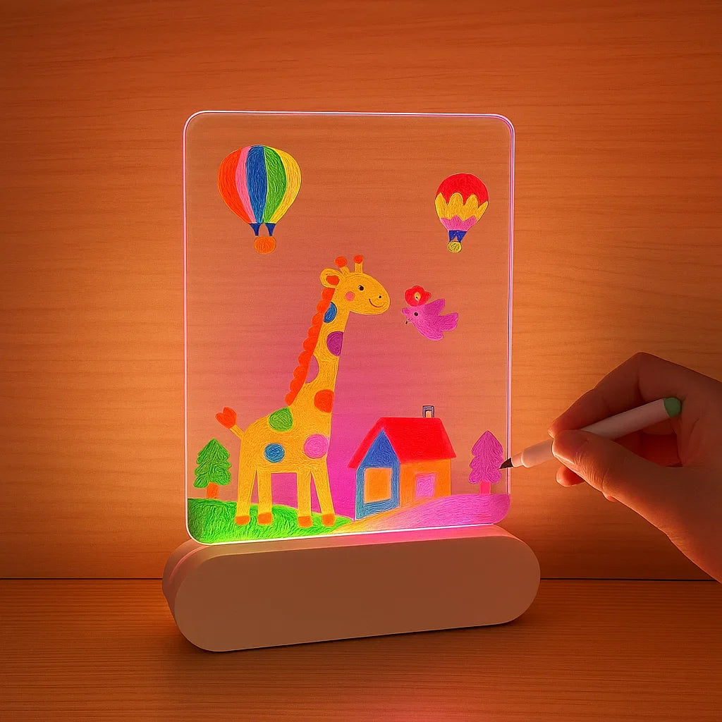 Kids Drawing Board | LED Light | Illuminated Surface Unisex Design