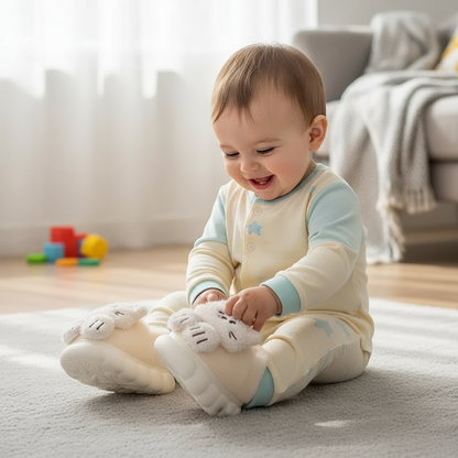 SnuggleKitty – Warmth & Safety – Children's Cat Slippers
