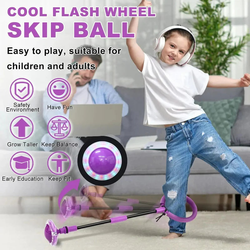 Flash Wheel Skip Ball – Active & Energetic – Ankle Skip Ball
