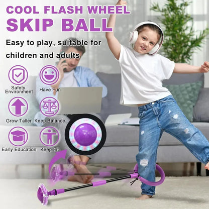 Flash Wheel Skip Ball – Active & Energetic – Ankle Skip Ball