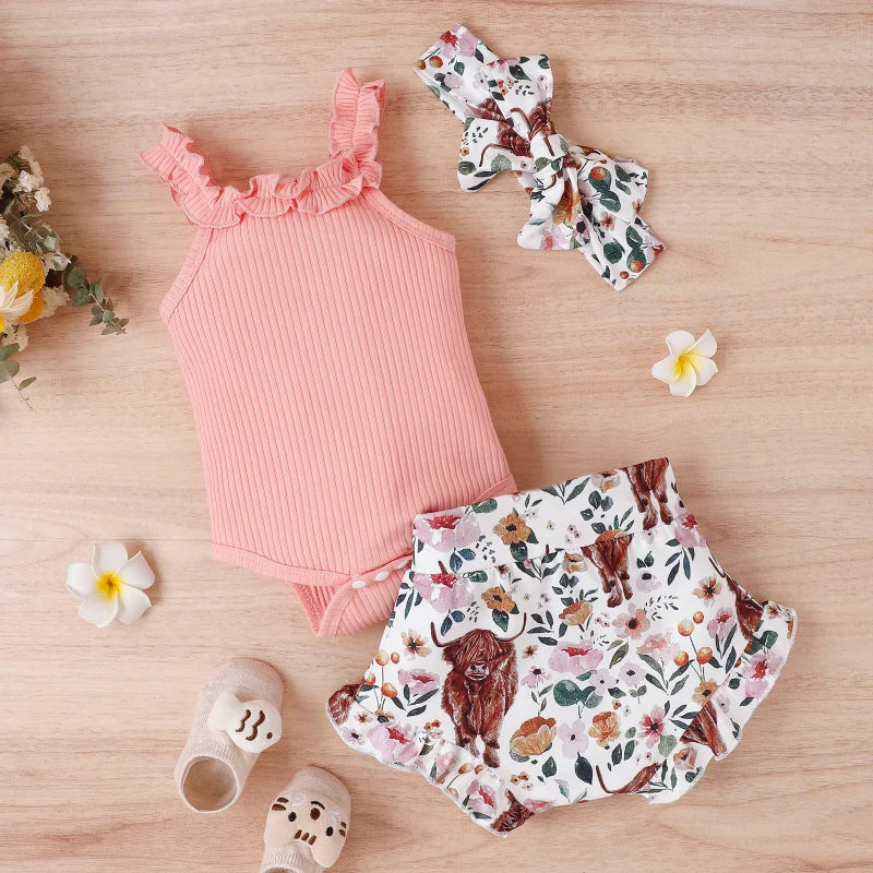 Baby Girl Summer Outfit – Cute & Airy – Baby Clothing Set