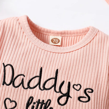 Mini Fashion™ - 'Daddy's Little Girl' - Girls Romper & Pants