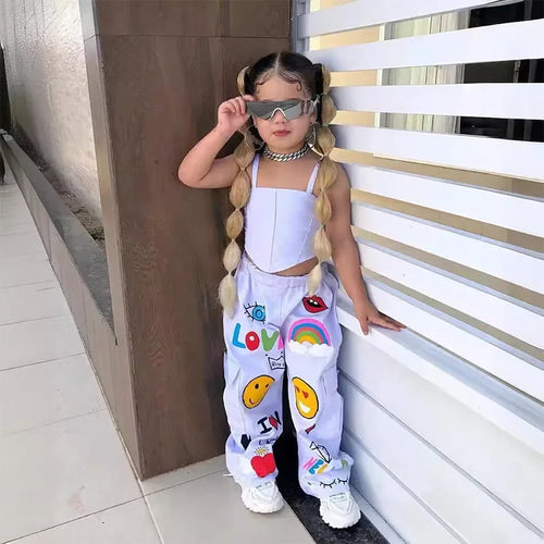 Mini Fashion™ - Kids Stylish Tank Top & Pants Set