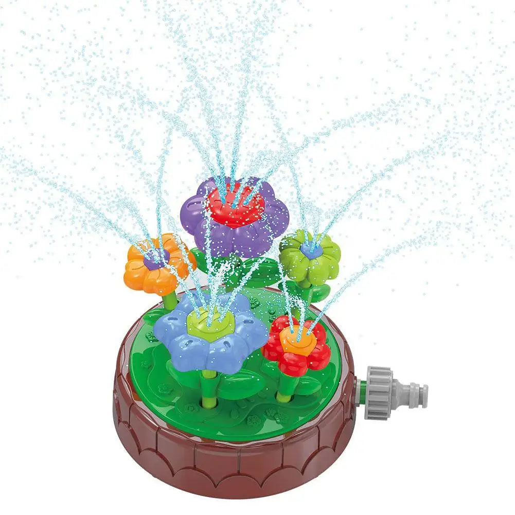 Aqua Bloom - Spin & Splash - Water Play Toy Flower Sprinkler