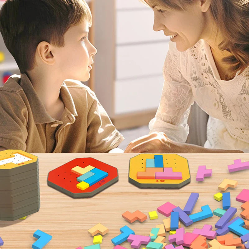 Colorful Tangram Puzzle™ - Creative & Educational - Tangram Puzzle