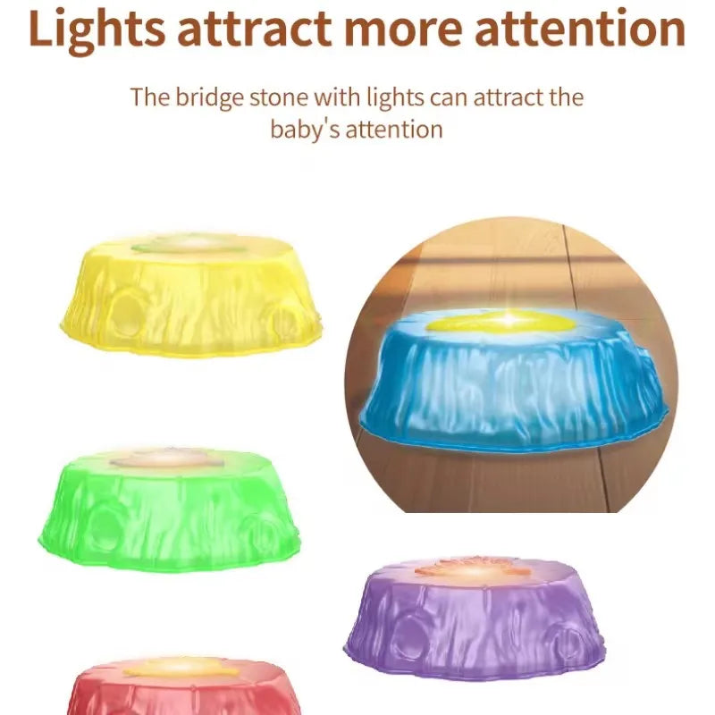 Crossing Stones™ - Jumping & Balancing - Glowing Balance Stones