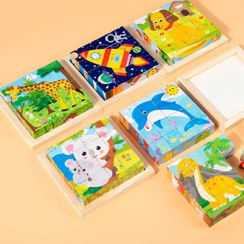 CubePuzzle – Fun & Educational – 3D Wooden Block Puzzle