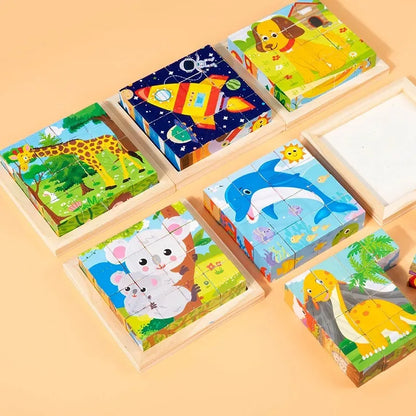 CubePuzzle – Fun & Educational – 3D Wooden Block Puzzle