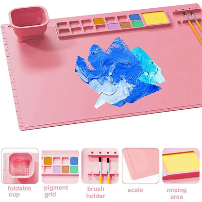 Canvas Mat™ - Cleaning Made Easy - Paint Placement