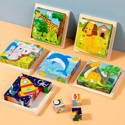 CubePuzzle – Fun & Educational – 3D Wooden Block Puzzle
