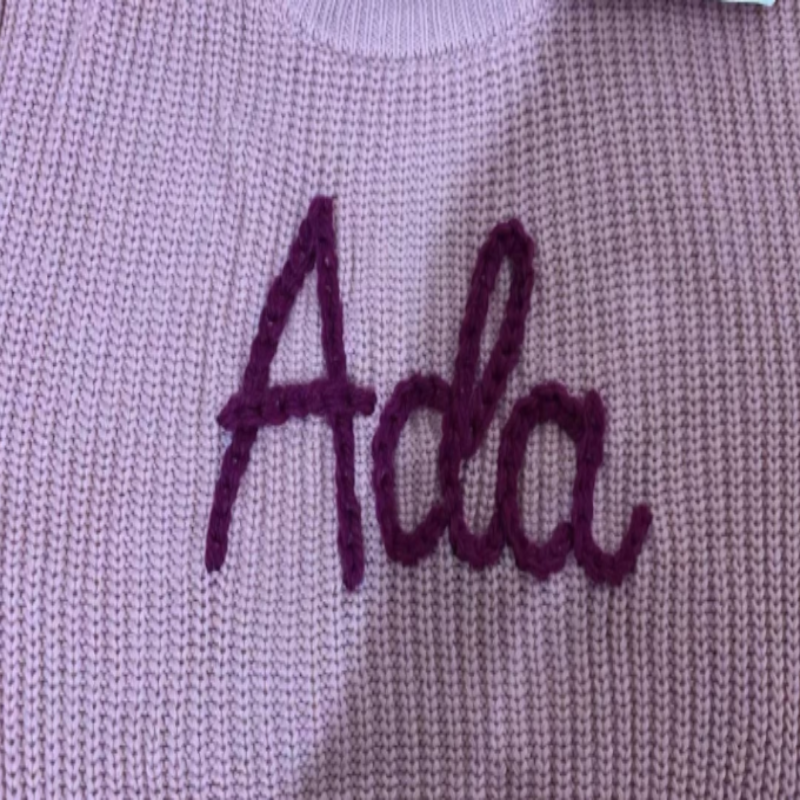 TinyStitch – Personalized Knitted Name Sweater for Babies & Children
