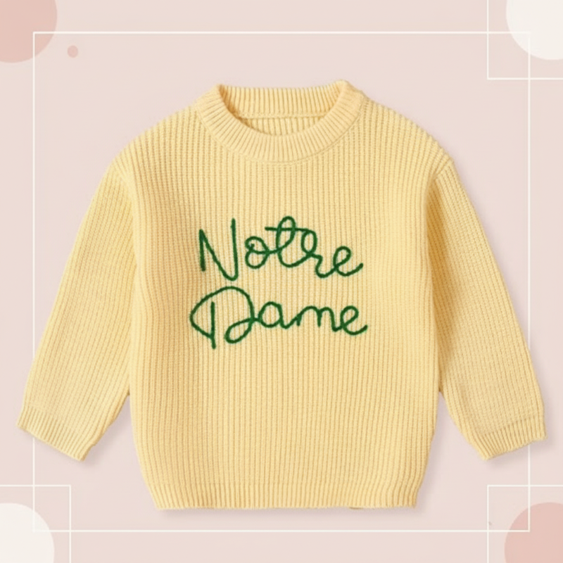 WarmWeave – Comfortable & Fun – 'Notre Dame' Sweater