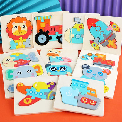 3D Wooden Puzzle™ - Animal Adventure - Jigsaw Puzzle