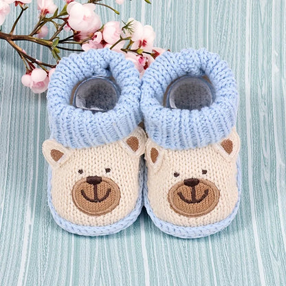Mini Fashion – Knitted Baby Slippers (3-6 months)