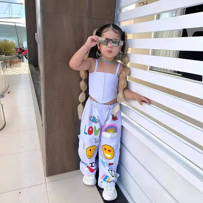 Mini Fashion™ - Kids Stylish Tank Top & Pants Set