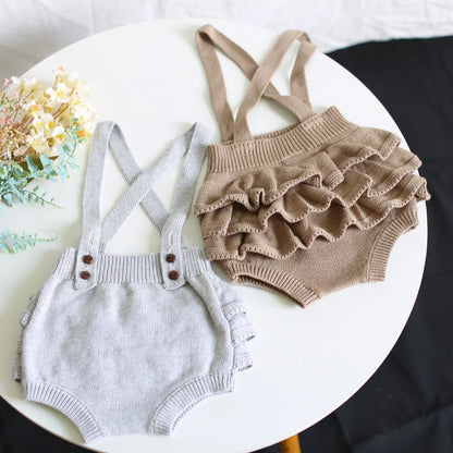 Mini Fashion™ - Cute Knitted Baby Romper