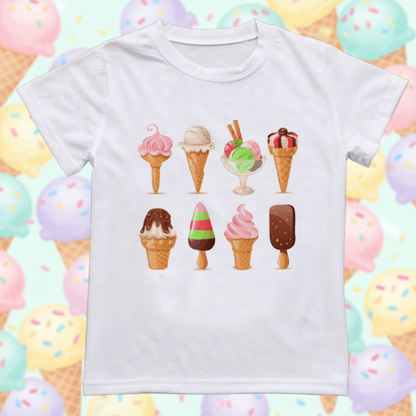 Boys & Girls Summer Tee – Comfort & Playful – Fun Print Kids T-shirt