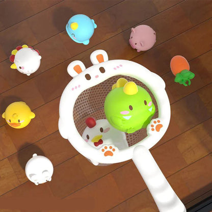 Squeaky Splash™ – Bath Party – Fishing Net in Bath