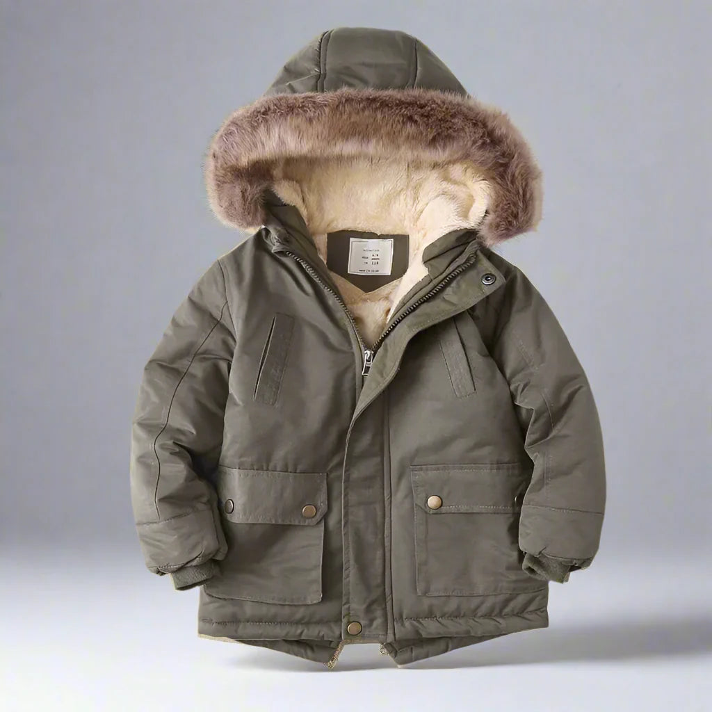 CozyTrend – Elegant & Warm – Parka Winter Jacket with Fur Collar
