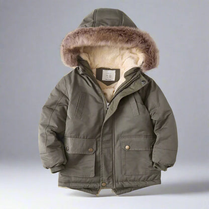 CozyTrend – Elegant & Warm – Parka Winter Jacket with Fur Collar