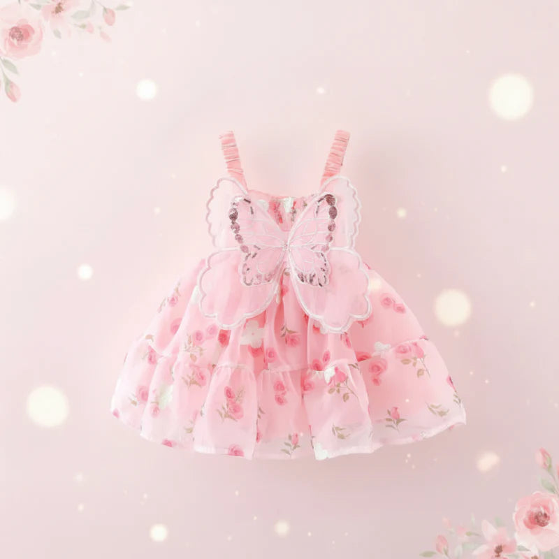 Girls Butterfly Dress – Cute & Airy – Children's Dress