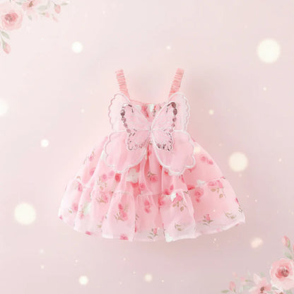 Girls Butterfly Dress – Cute & Airy – Children's Dress